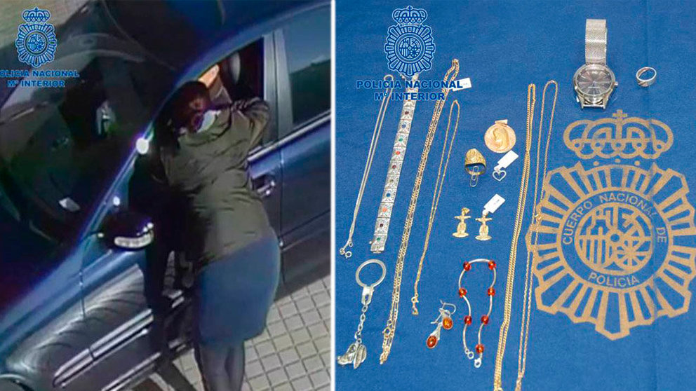 Dos detenidas en Pamplona por robar joyas valoradas en 10.000 euros. POLICÍA NACIONAL