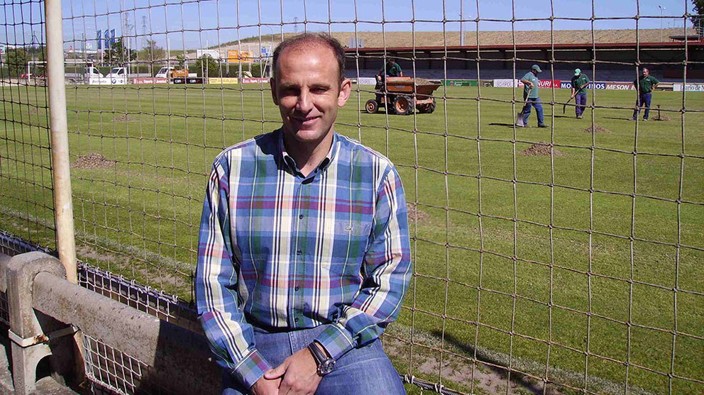 Ángel Martín González en Tajonar en 2006. Navarra.com