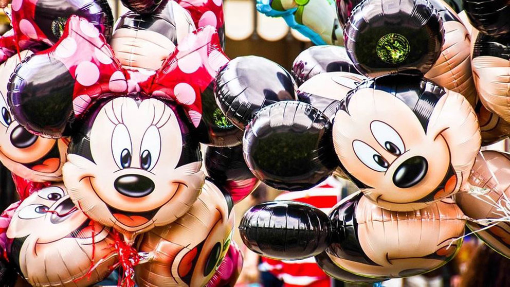 Globos de Minnie y Mickey Mouse ARCHIVO