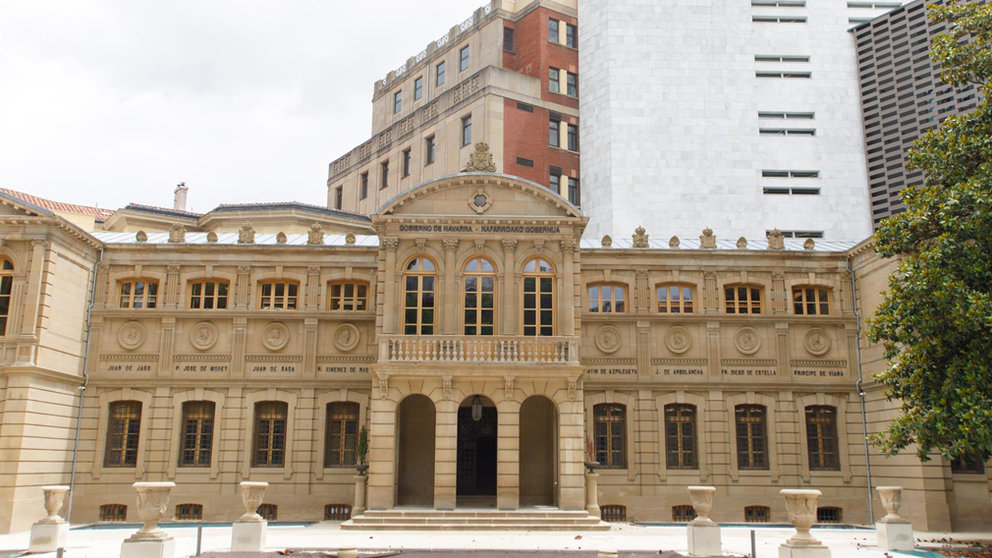 Vista actual del antiguo Archivo tras la restauración. GOBIERNO DE NAVARRA