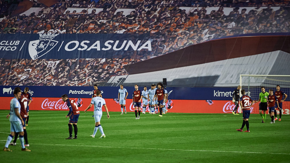 Partido entre Osasuna y Atletico de Madrid correspondiente a la jornada 29 jugado en el estadio de El Sadar de Pamplona. MIGUEL OSÉS