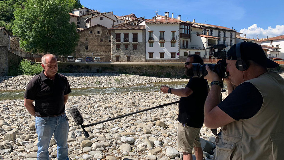 Entrevista a Tomás Pasquel, ganadero de Roncal en el río Burgui, para uno de los 6 vídeos producidos por Red Explora Navarra. GOBIERNO DE NAVARRA