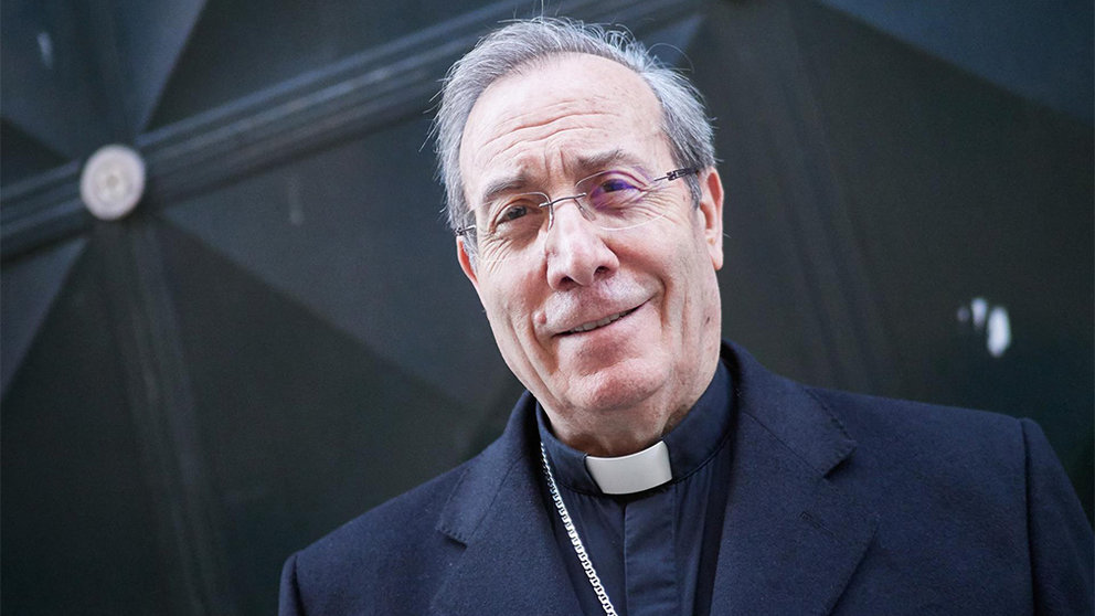 El arzobispo de Pamplona, Francisco Pérez. Eduardo Sanz/Europa Press