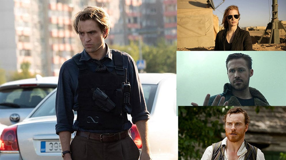 Robert Pattinson (Tenet), Jessica Chasstain (La noche más oscura), Ryan Gosling (Blade Runner 2049) y Michael Fassbender (12 años de esclavitud)