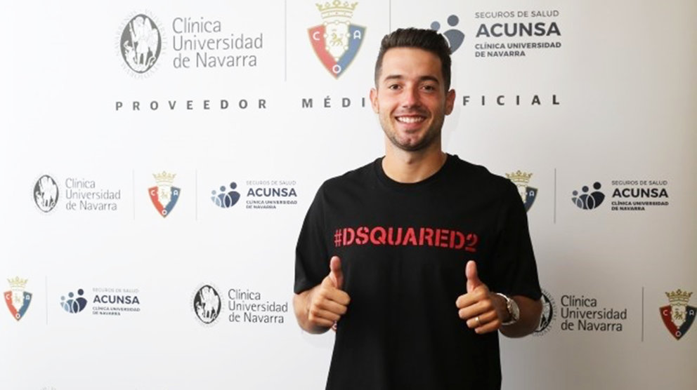 Jony Rodríguez, nuevo delantero de Osasuna, ha pasado el reconocimiento médico. Europa Press.

Jony Rodríguez, nuevo delantero de Osasuna


22/9/2020