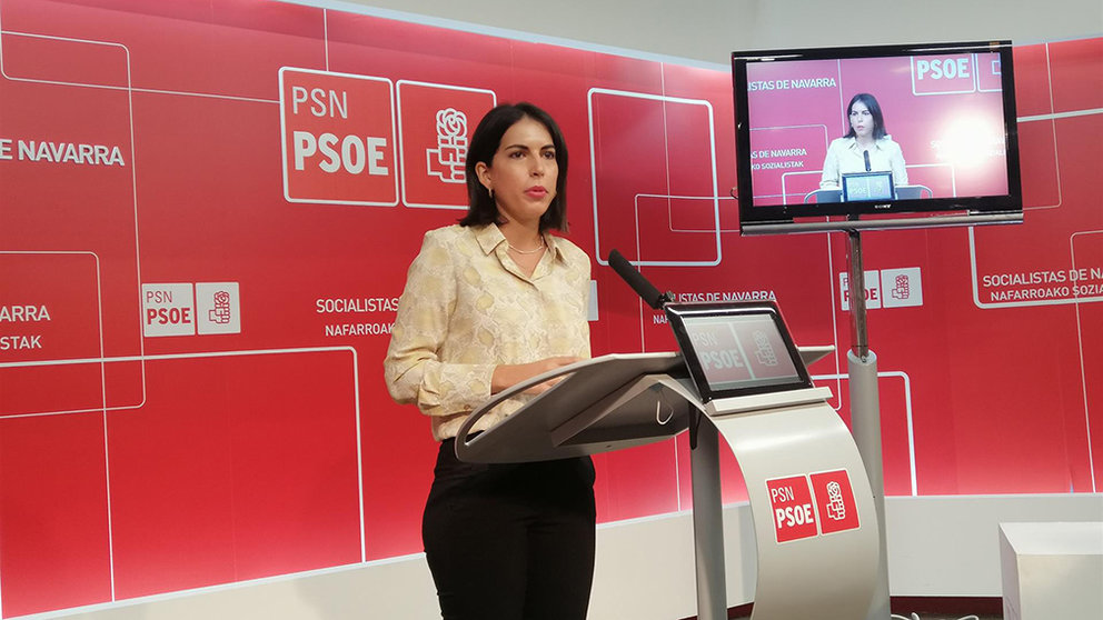 La eurodiputada del PSN, Adriana Maldonado. EUROPA PRESS