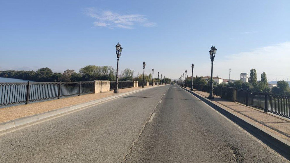 El Gobierno de Navarra invertirá 2,1 millones de euros con objeto de proceder a una restauración estructural y estética completa del puente de Tudela. - GOBIERNO DE NAVARRA