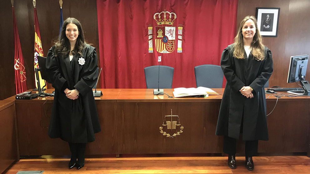 Irene María Ferrary Merino y Elena Fernández Huerta han tomado posesión como juezas destinadas en Pamplona y Aoiz. TSJN