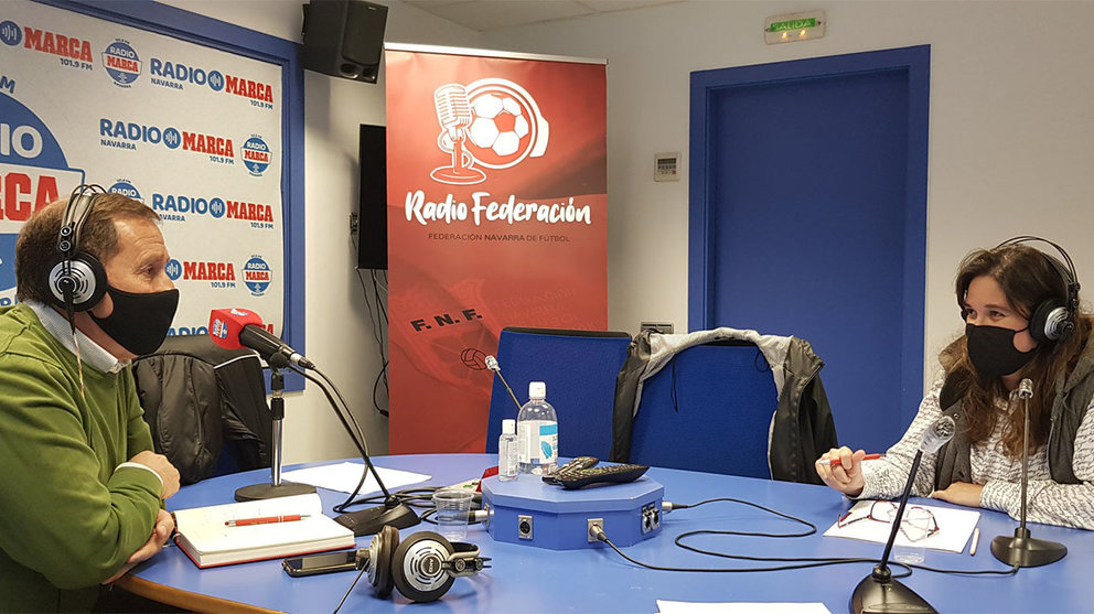 Rafa del Amo ha sido entrevistado por la periodista María Cardero. Futnavarra.es