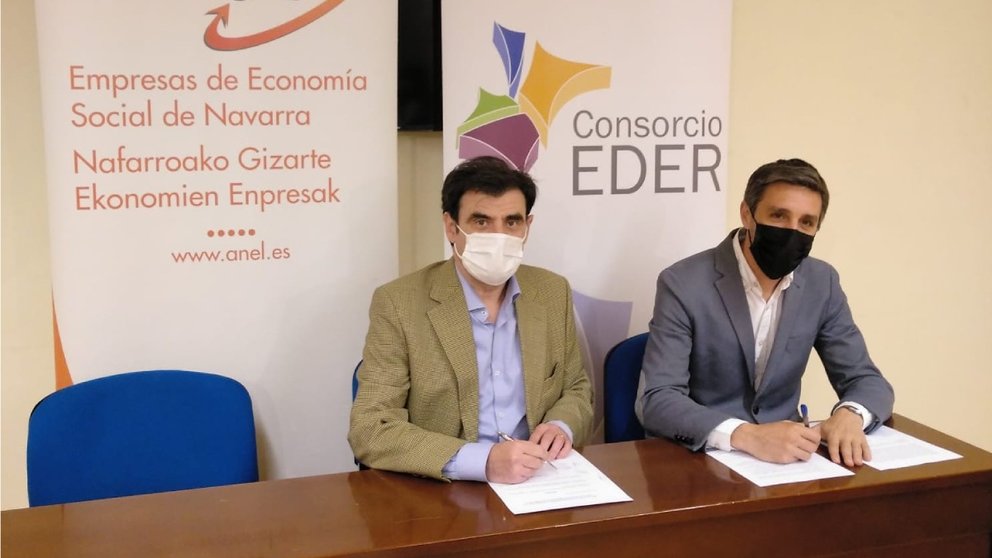 ANEL y EDER firman un acuerdo para el emprendimiento en la Ribera. CEDIDA