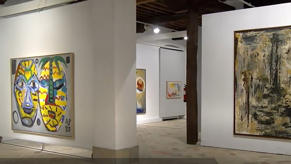 Muestra ‘80. Pintura y obra gráfica en España’, que se expone en la Ciudadela de Pamplona. AYUNTAMIENTO DE PAMPLONA