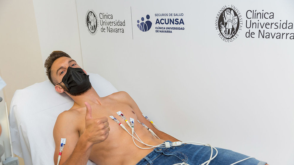La plantilla del C.A. OSASUNA pasa reconocimiento médico en la Clínica Universidad de Navarra antes del inicio de la pretemporada. C.A. OSASUNA