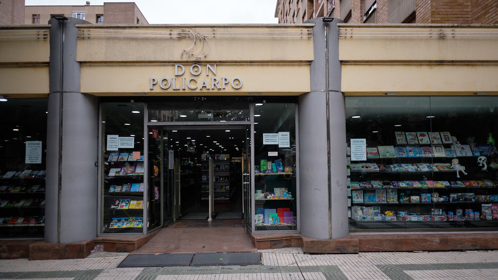 Tienda 'Don Policarpo' situada en la Calle Iturrama, 20. MIGUEL OSÉS