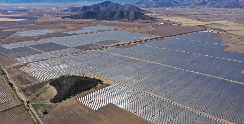 Proyecto solar Cuyoaco de Iberdrola con seguidores multifila de STI Norland