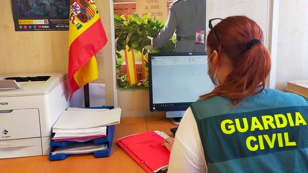 Operación Txokolatada desarrollada en Navarra por la Guardia Civil junto a su homóloga en Asturias y Valencia. GUADIA CIVIL