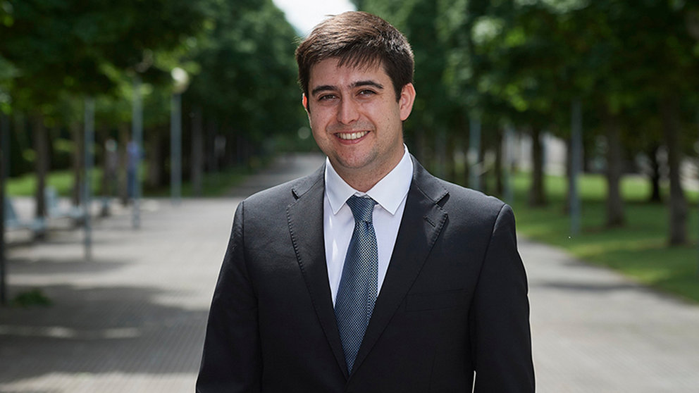 Pablo Bretos Azcona, economista de la salud, que acaba de presentar su tesis doctoral en la Universidad Pública de Navarra. UPNA