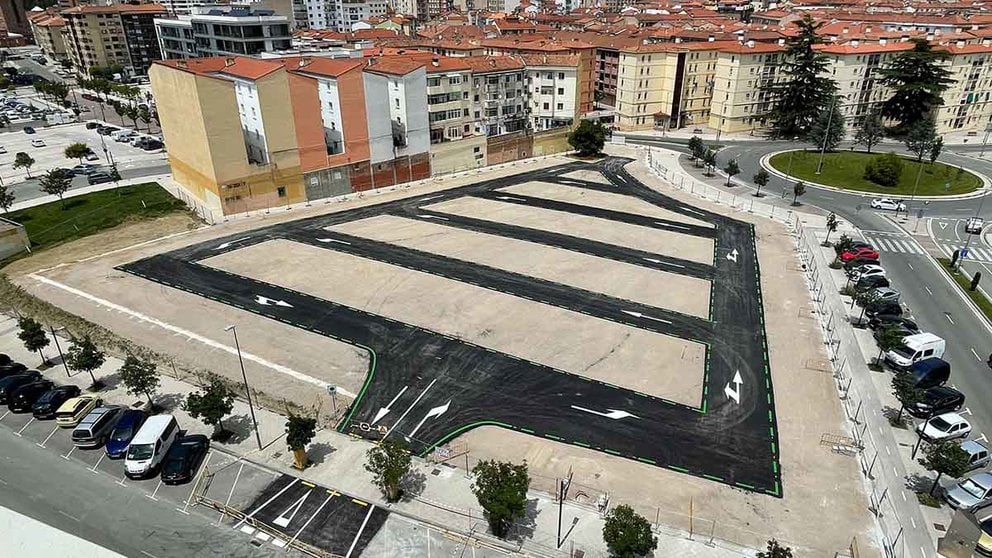 Nuevo parking de Milagrosa-Arrosadía con 234 plazas para residentes. AYUNTAMIENTO DE PAMPLONA