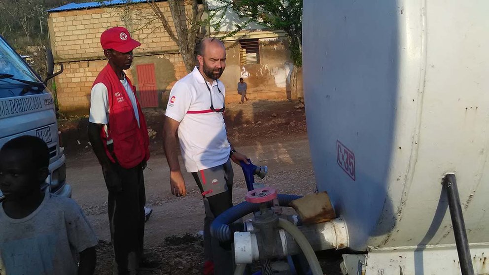 Cruz Roja Española incorpora al delegado navarro Joaquín Mencos Arraiza para el despliegue de la Unidad de Respuesta en Emergencias en Haití. CRUZ ROJA