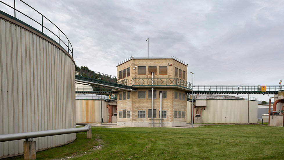 Imagen de la Estación Depuradora de Aguas Residuales (EDAR) de Arazuri. MANCOMUNIDAD DE LA COMARCA DE PAMPLONA