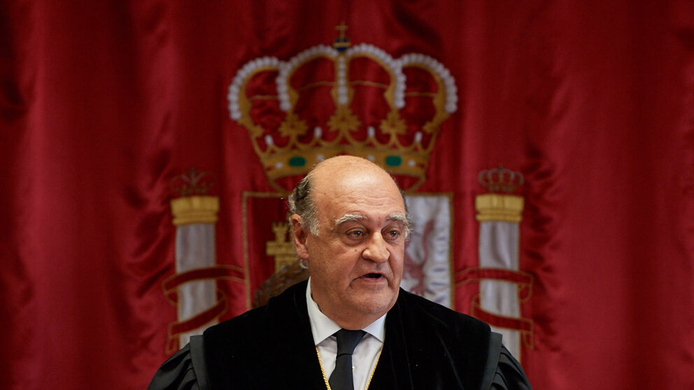 Acto de apertura del año judicial 2021-22 en Navarra. Intervendrán el presidente del Tribunal Superior de Justicia de Navarra (TSJN), Joaquín Galve; y el fiscal superior de la Comunidad foral, José Antonio Sánchez. MIGUEL OSÉS