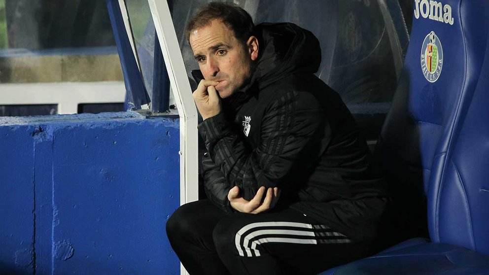 Jagoba Arrasate, head coach of Osasuna looks on during La liga football match played between Getafe CF and CA Osasuna at Coliseum Alfonso Perez on December 19, 2021, in Madrid, Spain.
Irina R. Hipolito / AFP7 / Europa Press
19/12/2021 ONLY FOR USE IN SPAIN