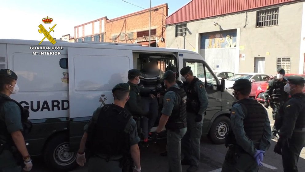 La Guardia Civil desmantela un grupo criminal dedicado a la sustracción de cableado de cobre. GUARDIA CIVIL (2)