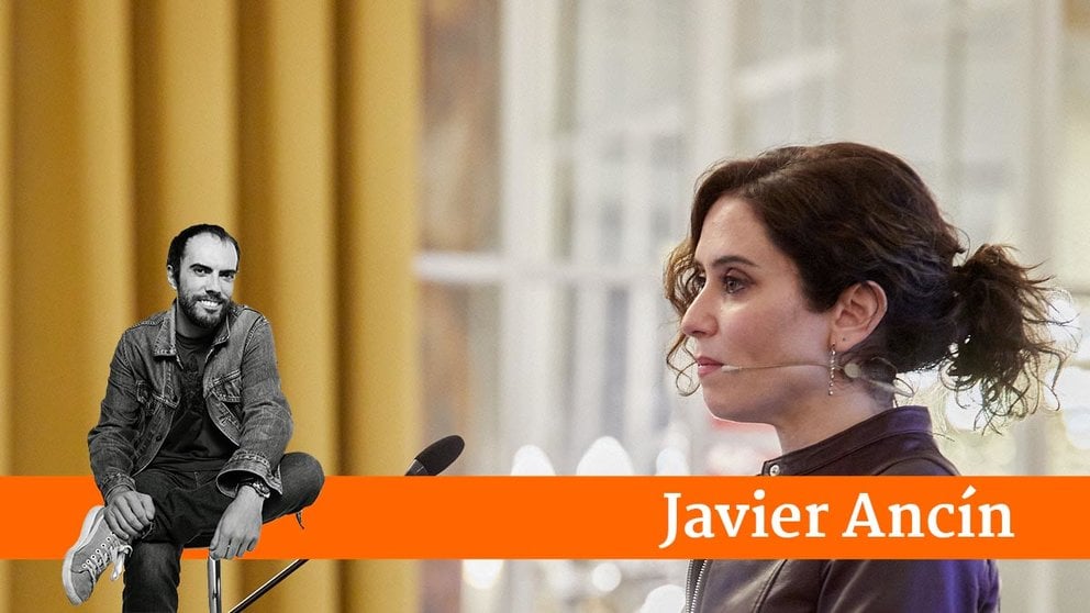 La presidenta de la Comunidad de Madrid, Isabel Díaz Ayuso, inaugura el ciclo de conferencias sobre política económica regional organizado por la Institución Futuro. IÑIGO ALZUGARAY