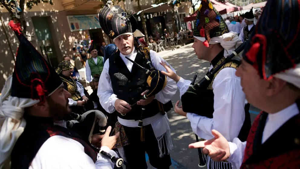 El Lar Gallego de Pamplona celebra la festividad de Santiago 2022. PABLO LASAOSA