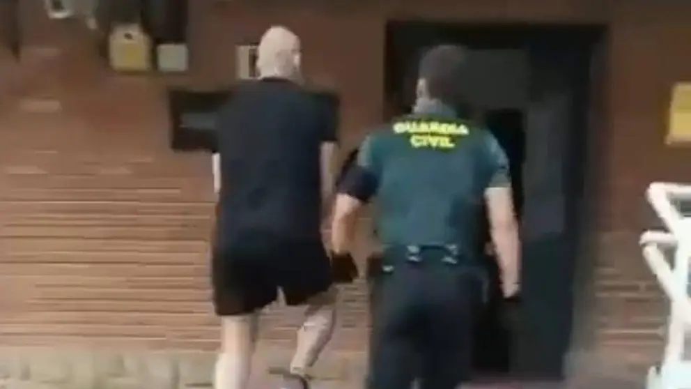 Momento de la detención. GUARDIA CIVIL