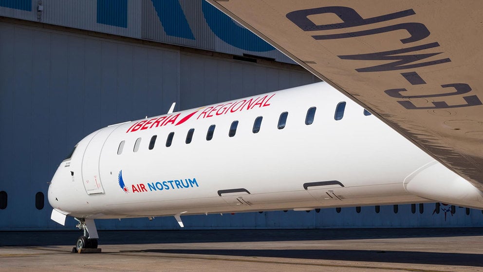 Avión de Iberia Regional Air Nostrum. IBERIA