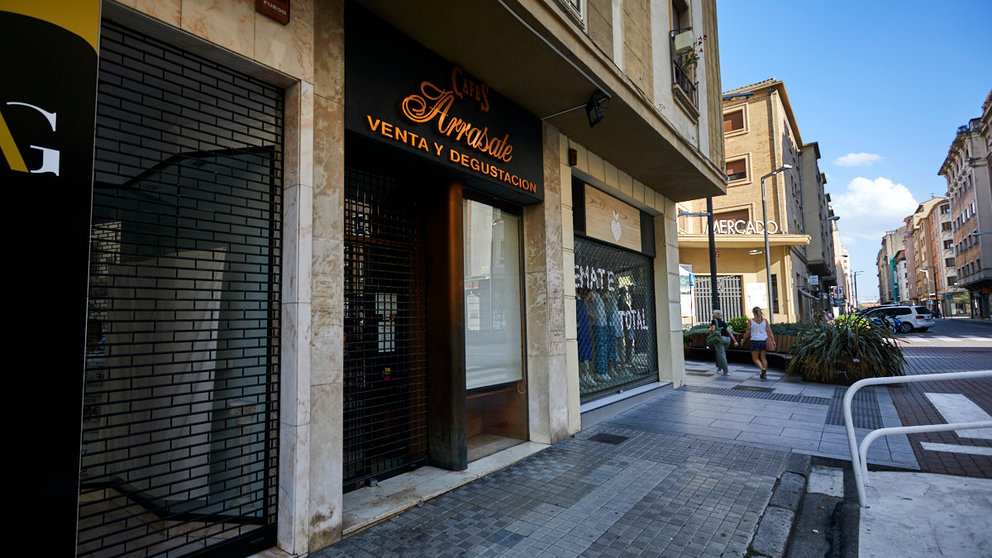 Pastelería Arrasate en la calle Amaya 13 de Pamplona. IÑIGO ALZUGARAY