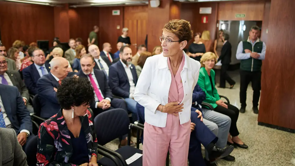 Acto de apertura del a&ntilde;o judicial en Navarra en el Palacio de Justicia. PABLO LASAOSA