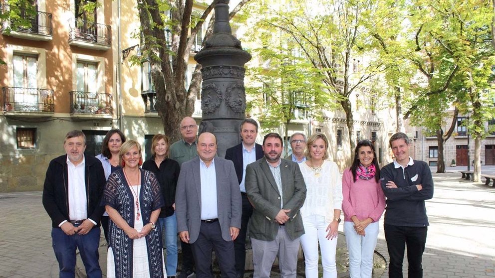 La Ejecutiva Nacional de EAJ-PNV en su reunión semanal en la sede del Napar Buru Batzar en la capital navarra
POLITICA PAÍS VASCO ESPAÑA EUROPA VIZCAYA
PNV