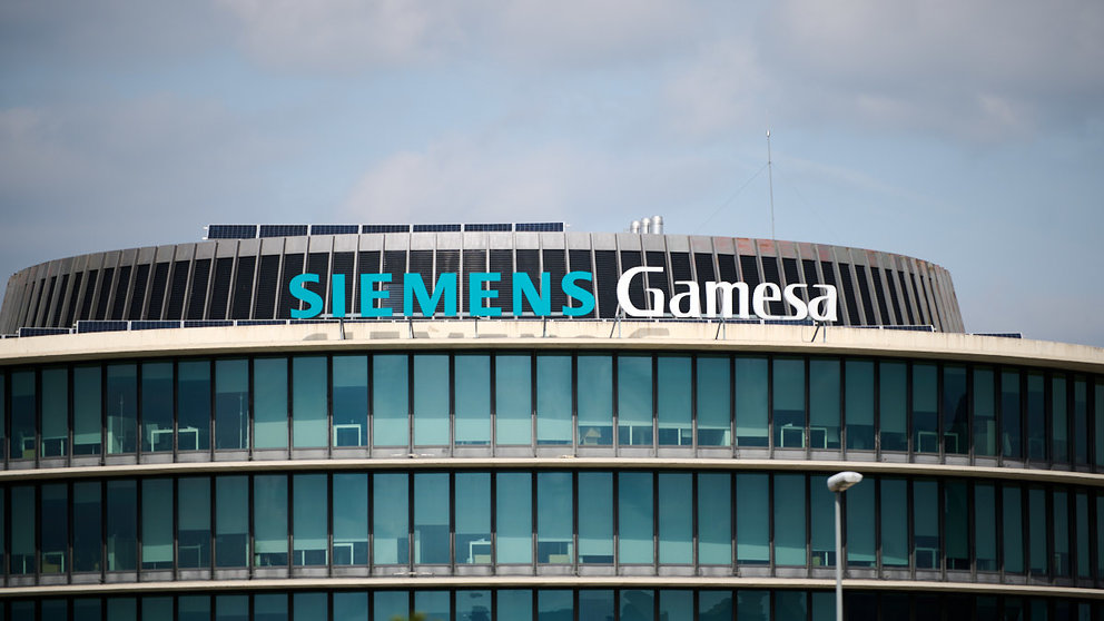 Siemens Gamesa, en Sarriguren. PABLO LASAOSA