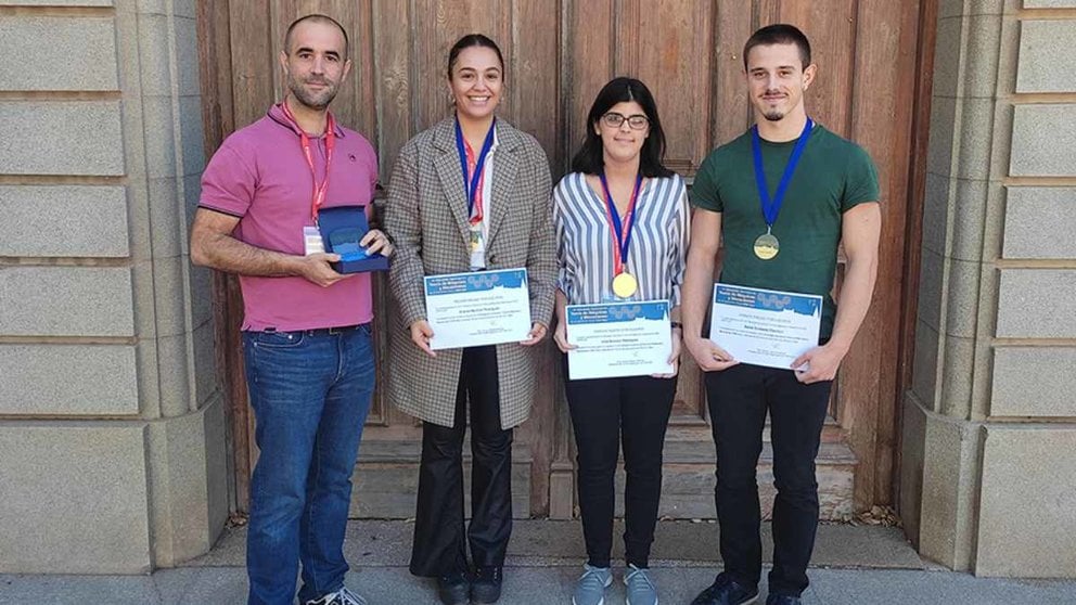 El conjunto de la UPNA  formado por Beñat Andueza, Alba Monreal y Andrea Tamayo se impuso en la Olimpiada Nacional en Teoría de Máquinas y de Mecanismos. UPNA