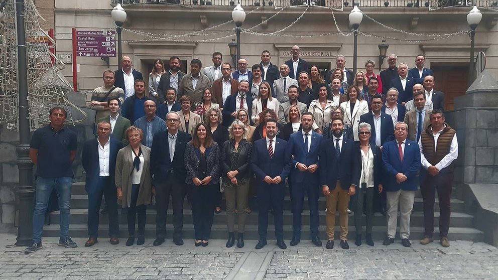 Representantes de 19 municipios de toda España se reúnen en
Tudela con motivo de la II Asamblea Nacional General del
Camino de la Vera Cruz. AYUNTAMIENTO DE TUDELA