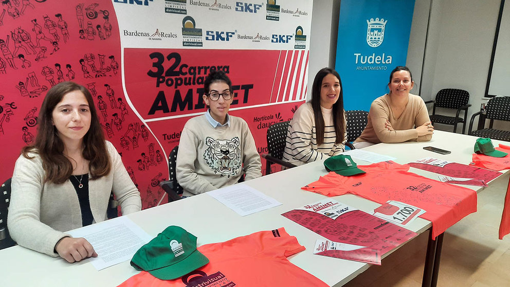 Presentación de 32ª Carrera Popular por la inclusión de AMIMET, que se celebrará el 20 de noviembre en Tudela. AYUNTAMIENTO DE TUDELA