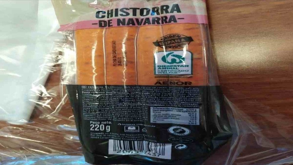 La Agencia Española de Seguridad Alimentaria y Nutrición (AESAN) ha alertado de la posible presencia de Salmonella en el producto 'Chistorra de Navarra', distribuida exclusivamente en los supermercados Lidl