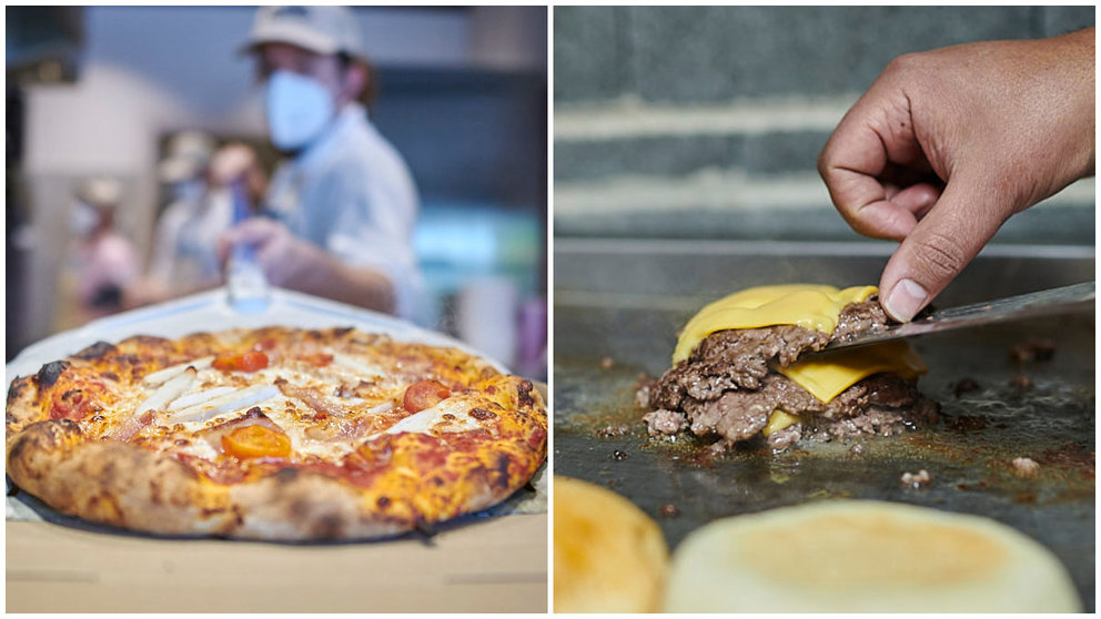 Una pizzería y hamburguesería abiertas recientemente en Pamplona. NAVARRA.COM