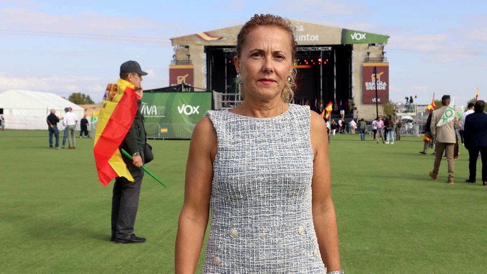 María del Rosario Estévez será la candidata del VOX al Ayuntamiento de Pamplona.