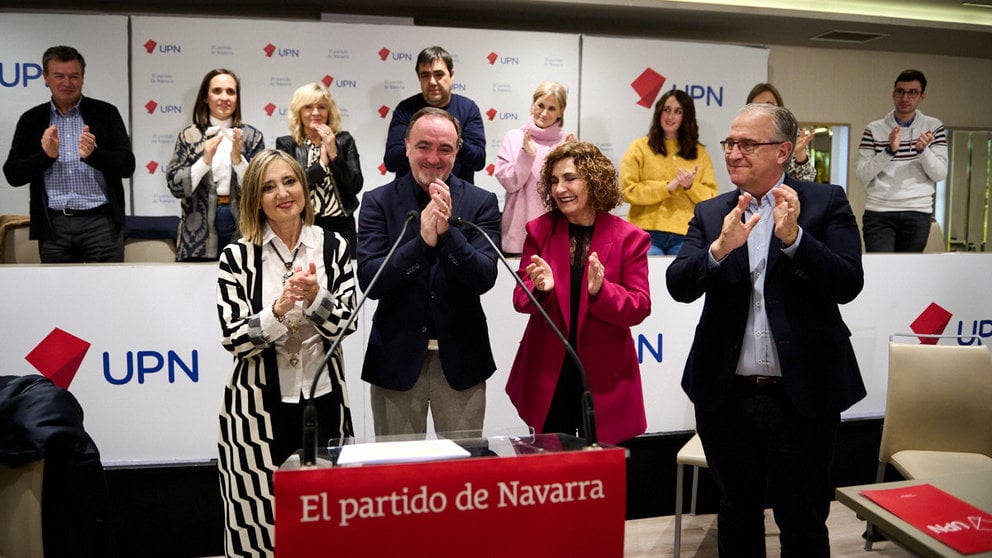 El Consejo Político de UPN elige a Cristina Ibarrola como candidata al Ayuntamiento de Pamplona en las próximas elecciones de mayo de 2023. PABLO LASAOSA