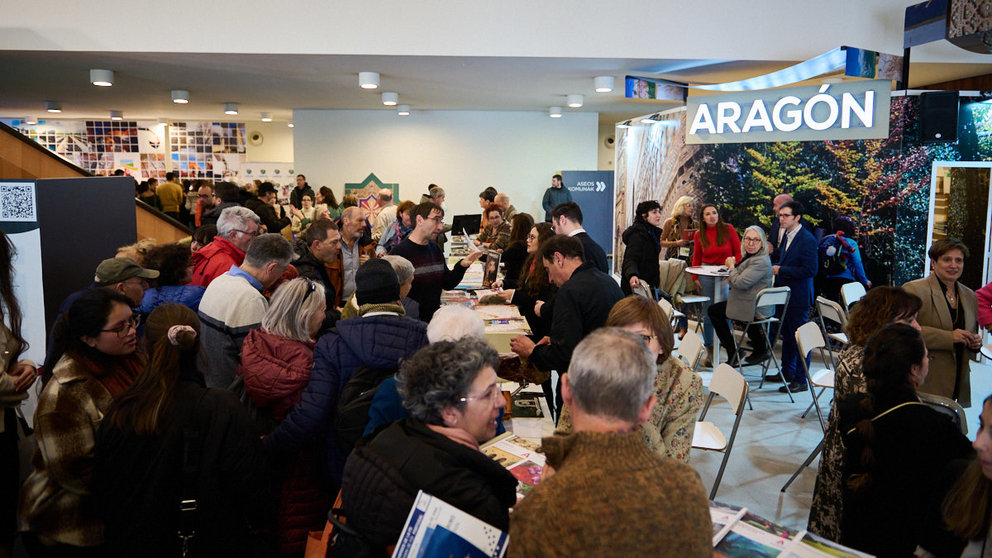 Inauguración de la 17ª edición de NAVARTUR, Feria Internacional de Turismo Reyno de Navarra que se celebra en Pamplona del 24 al 26 de febrero. PABLO LASAOSA