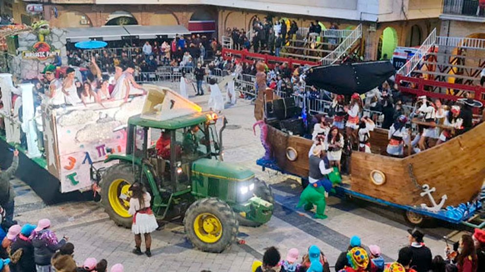 Imagen de archivo del Carnaval de Villafranca en Navarra. ARCHIVO