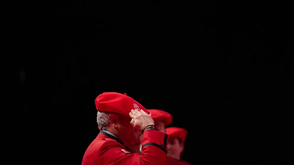 Acto central de la Fiesta de la Policía Foral. PABLO LASAOSA 