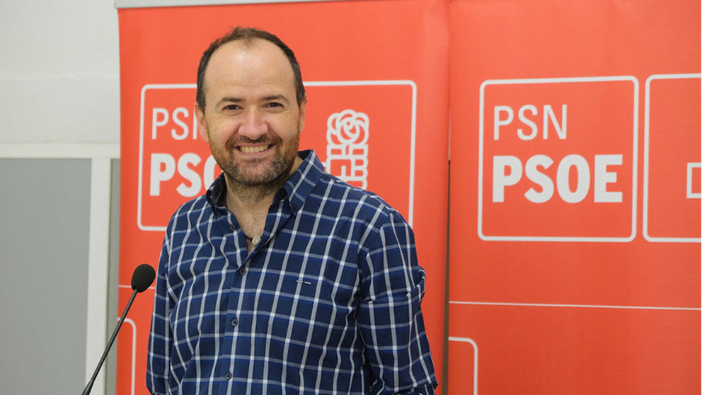 Ángel Sanz Alfaro, cabeza de lista del PSN a las elecciones de 2019 en Tudela.