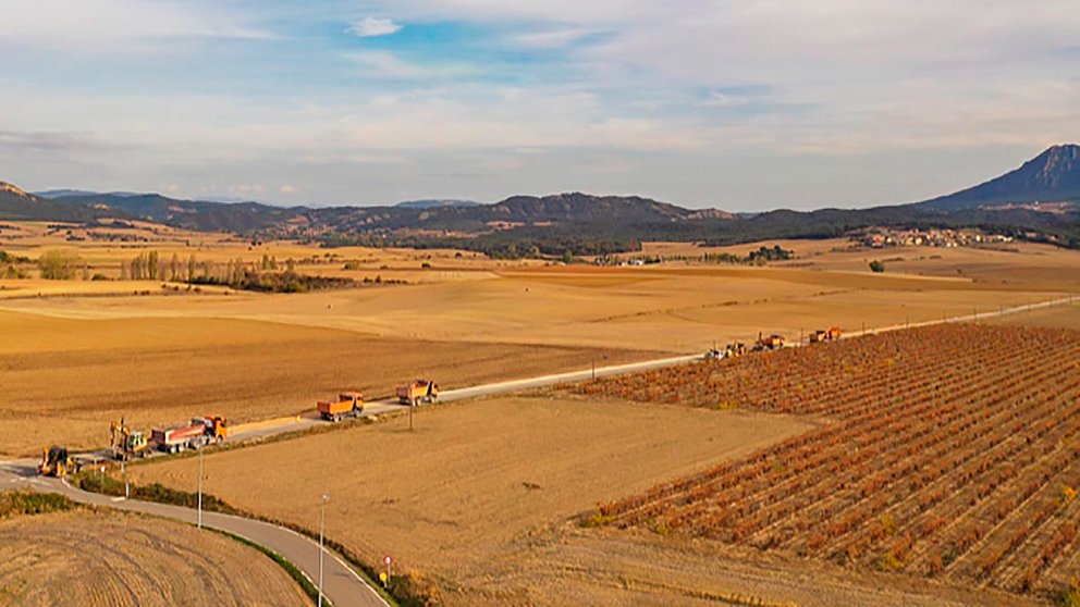 La nueva carretera de Navarra conectará seis pueblos de un mismo valle. CEDIDA