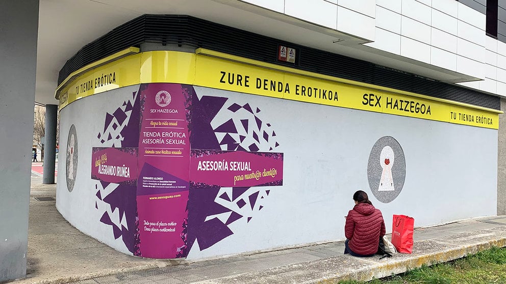 Exterior de la tienda Sex Haizegoa en Pamplona. Navarra.com