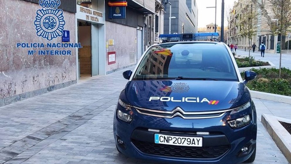 La Policía Nacional ha conseguido identificar y detener al autor de la brutal agresión a una pareja en Pamplona. POLICÍA NACIONAL