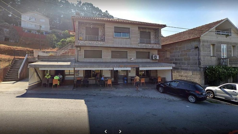 Bar Ochancho, en Vilaboa, donde se producjo el fatal accidente. GOOGLEMAPS