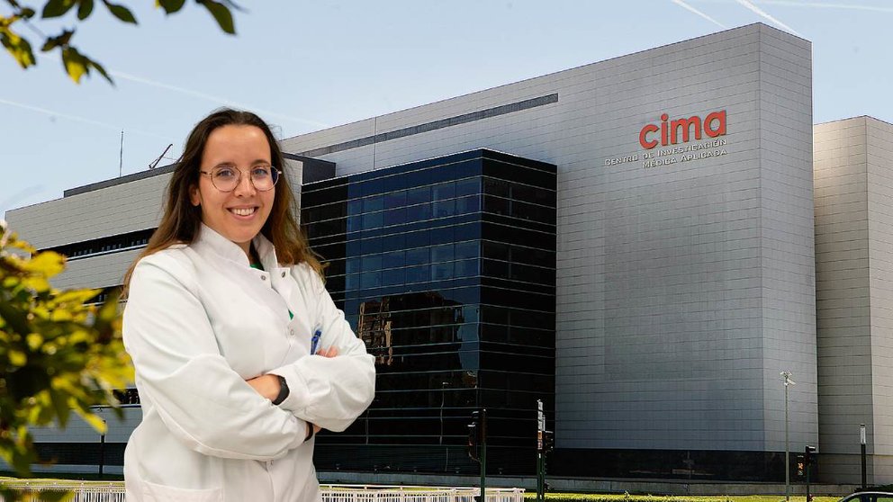 Ángela Bella, investigadora del CIMA de la Universidad de Navarra.